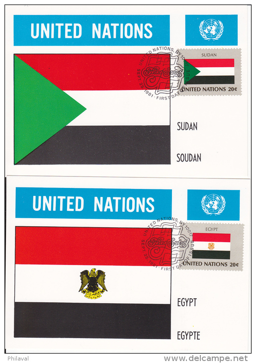 32 Cartes 10 X 15 / UNITED NATIONS - NATIONS UNIES