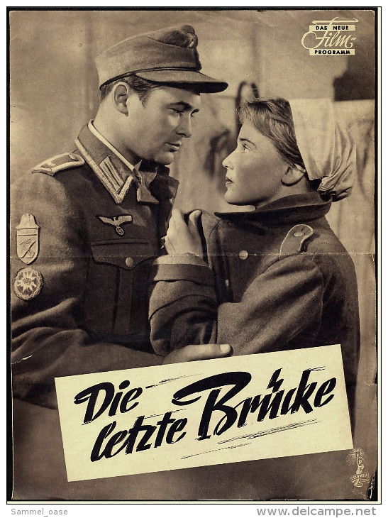 Das Neue Film-Programm Von Ca. 1953  -  "Die Letzte Brücke"  -  Mit Maria Schell , Bernhard Wicki - Revistas