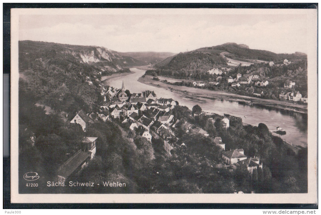 Wehlen - Blick Auf Den Ort - Sächsische Schweiz - Wehlen