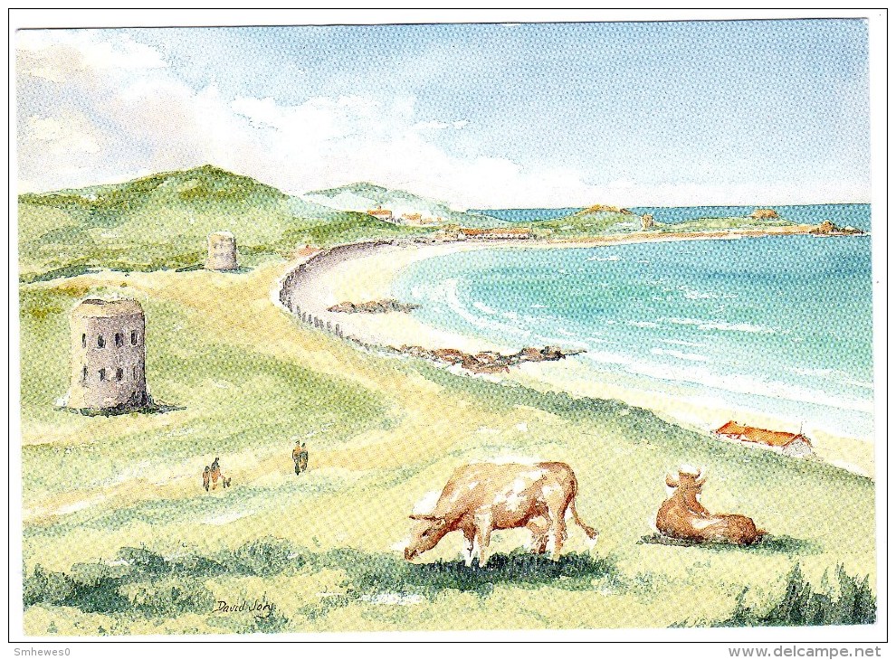 Postcard - L'Ancresse Martello Towers, Guernsey. C.V.25 - Guernsey