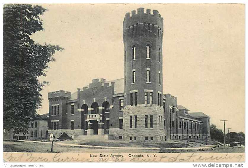 235217-New York, Oneonta, New State Armory, American News Company No 2779 - Syracuse