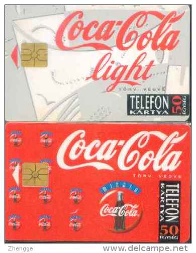 Hungary Chip Cards: Coca-cola (2pcs) - Hongrie