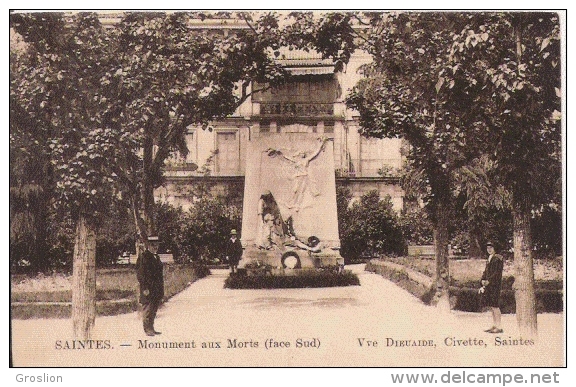 SAINTES MONUMENT AUX MORTS (FACE SUD) - Monuments Aux Morts