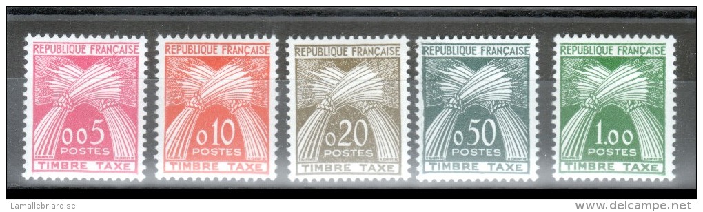 TAXE Y & T N° 90 à 94 NEUFS AVEC TRACE DE CHARNIERE, * - 1960-.... Nuevos