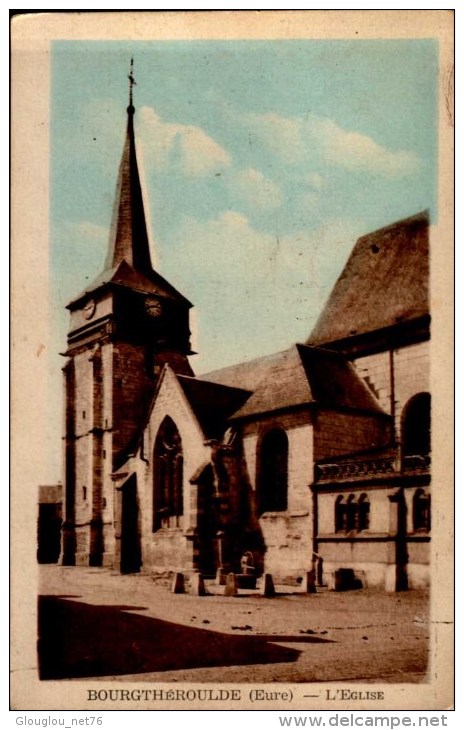 27-BOURGTHEROULDE..L'EGLISE...CPA - Bourgtheroulde