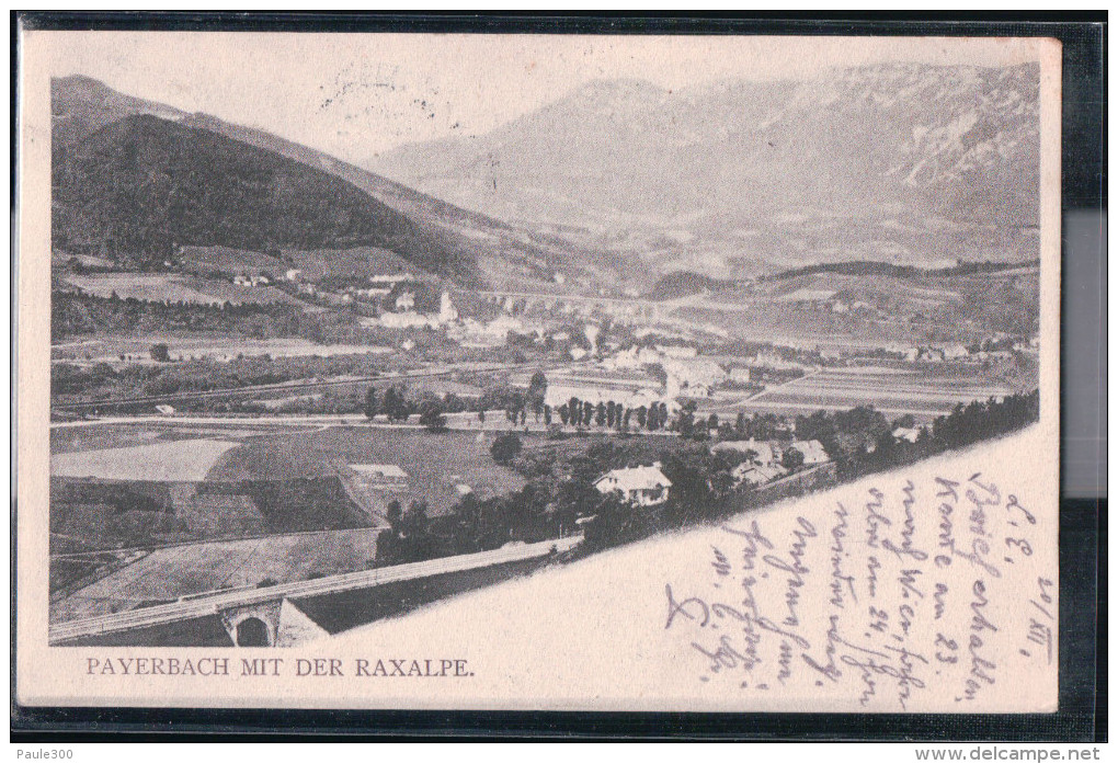 Payerbach - Mit Der Raxalpe 1901 - Raxgebiet