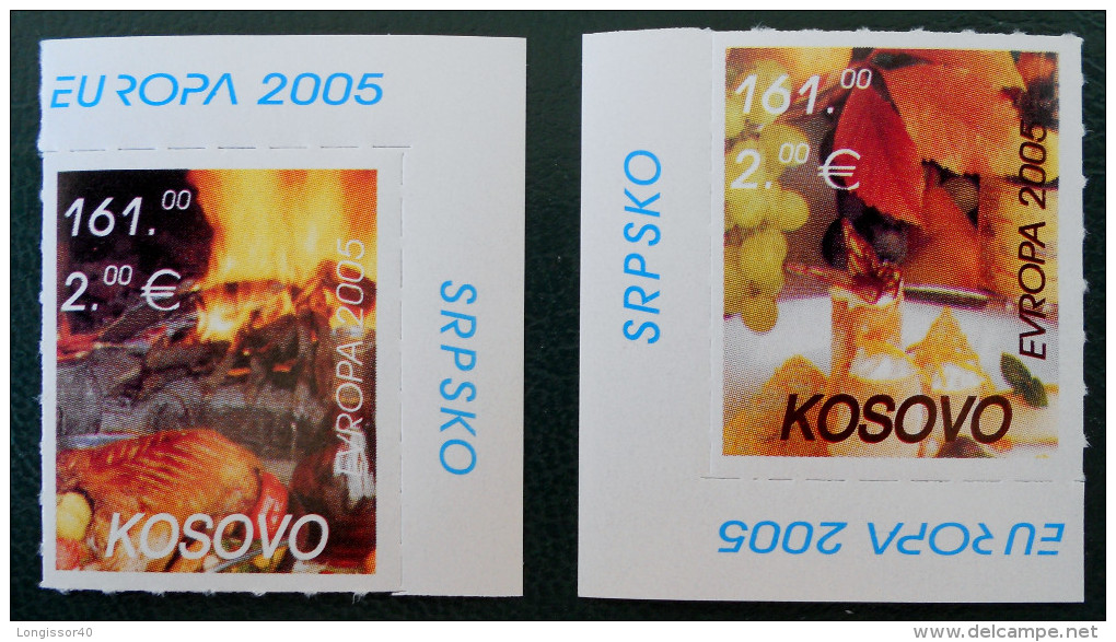 EUROPA 2005 - NEUFS ** - PH 0035 - COINS DE FEUILLES - EMISSION KOSOVAR - Kosovo
