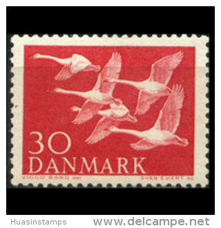 DENMARK 1956 - Scott# 361 Whooper Swans 30o MNH (XE242) - Nuevos