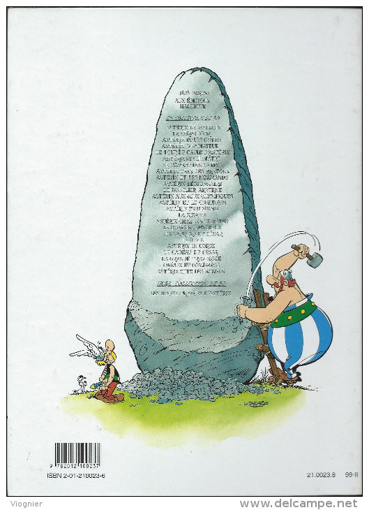 Astérix 23. Obélix Et Compagnie  René Goscinny Albert Uderzo Hachette 1999  Bon état - Astérix