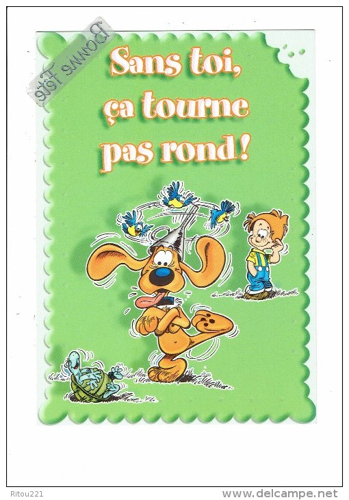 BOULE ET BILL - ILLUSTREE PAR ROBA 2006 - Sans Toi ça Tourne Pas Rond ! Chien Garçon Tortue Turtle Entonnoir - Schildpadden