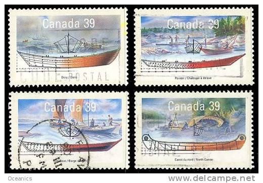 Canada (Scott No.1266-69 - Petites Embarcations De Travail / Work Boats) (o) - Oblitérés