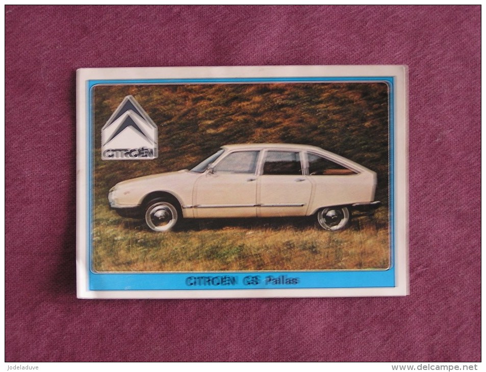 PANINI Super Auto Original Sticker N° 88 Citroën GS Pallas Vignette Chromo Trading Card Vignette Cards Automobile - Edition Française