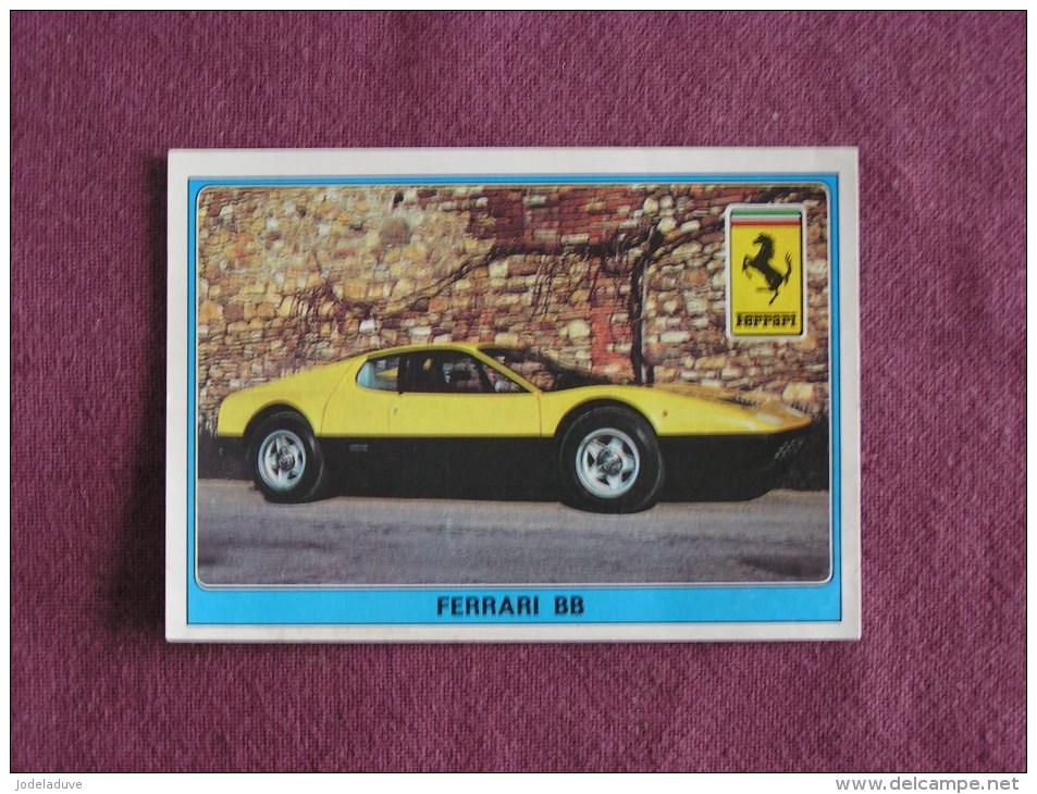 PANINI Super Auto Original Sticker N° 110 Ferrari BB Vignette Chromo Trading Card Vignette Cards Automobile - Edition Française