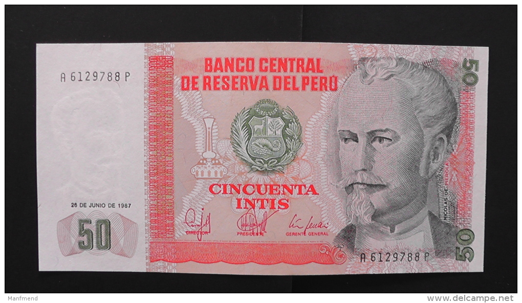 Peru - P 131b - 50 Intis - 1987 - Unc - Peru