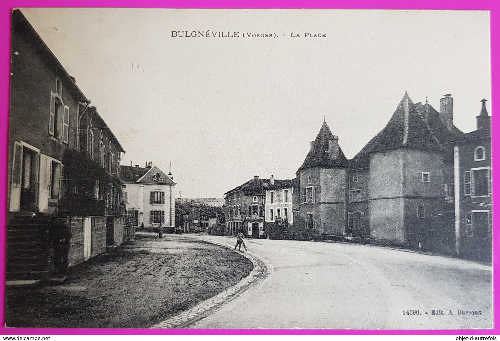 Cpa Bulgnéville La Place Carte Postale Vosges 88 - Bulgneville