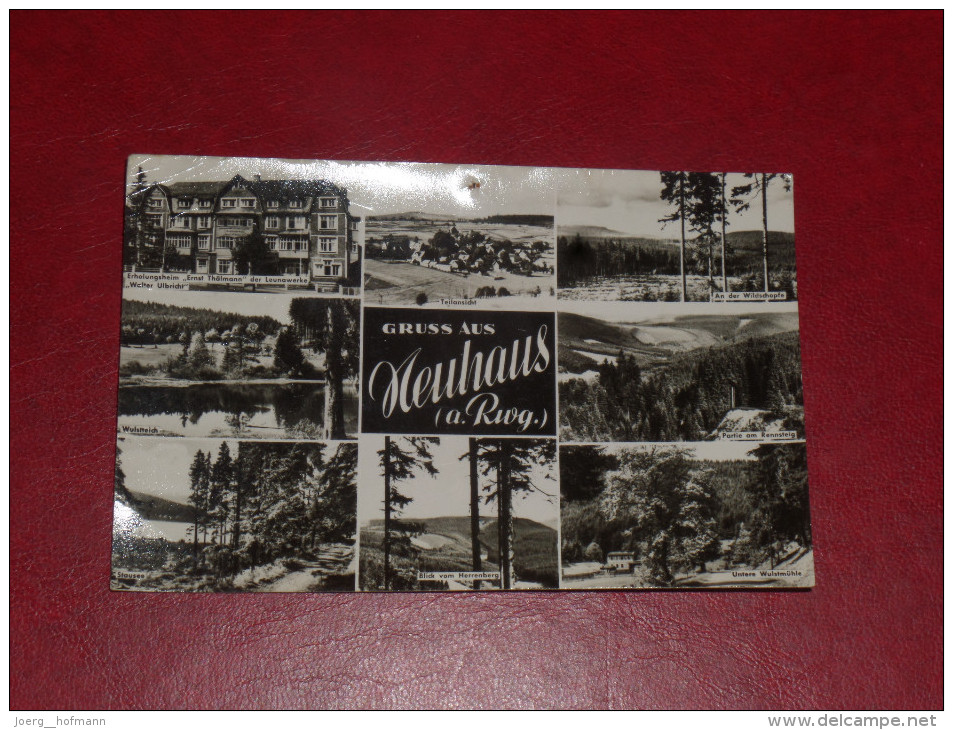 1966 Neuhaus Thüringen Alte Ansichten Gebraucht Used Germany Postkarte Postcard - Neuhaus