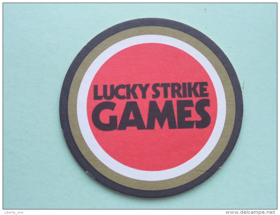 Le Carton Fitness N° 1 Lucky Strike GAMES ( Sous Bock / Coaster / Onderlegger ) Zie Foto´s Voor Detail ! - Beer Mats