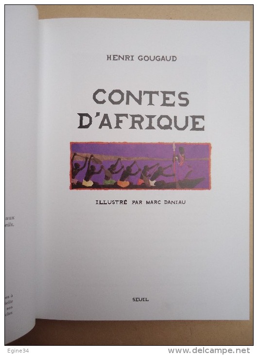 Henri Gougaud - Contes D'Afrique - Illustré Par Marc Daniau - Cuentos