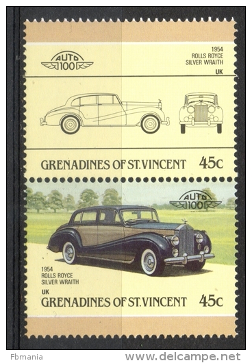 Grenadines St. Vincent 1986 - Rolls Royce "Silver Wraith" Auto Car MNH ** - St.Vincent & Grenadines