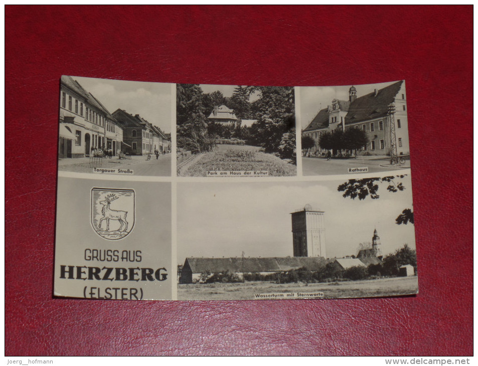 1964 Herzberg Elster Brandenburg Ansichten Gebraucht Used Germany Postkarte Postcard - Herzberg