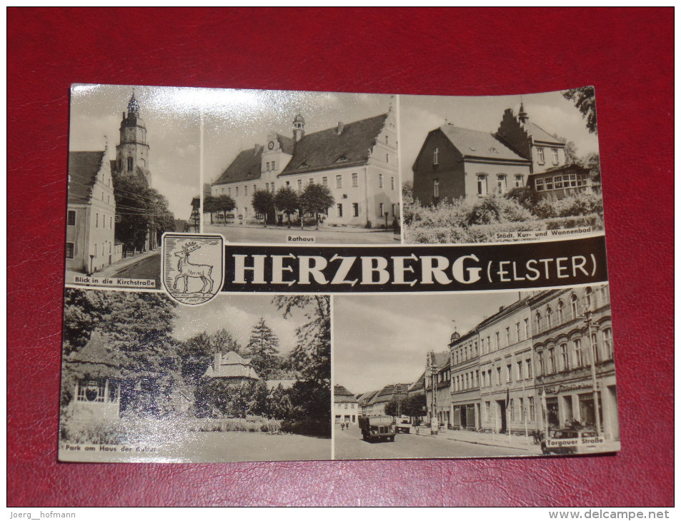1963 Herzberg Elster Brandenburg Ansichten Gebraucht Used Germany Postkarte Postcard - Herzberg