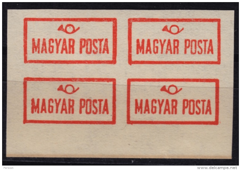 Telegraph Telegram LABEL - Vignette Label - 1950´s Hungary, Ungarn, Hongrie - MNH Wit GUM - Telegraaf