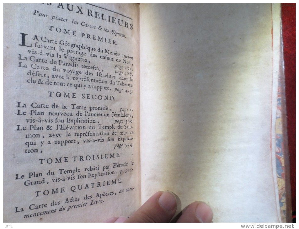 Histoire de l´Ancien et du nouveau testament et des juifs pour servir d´introduction à l´ Histoire Ecclésiastique de M.