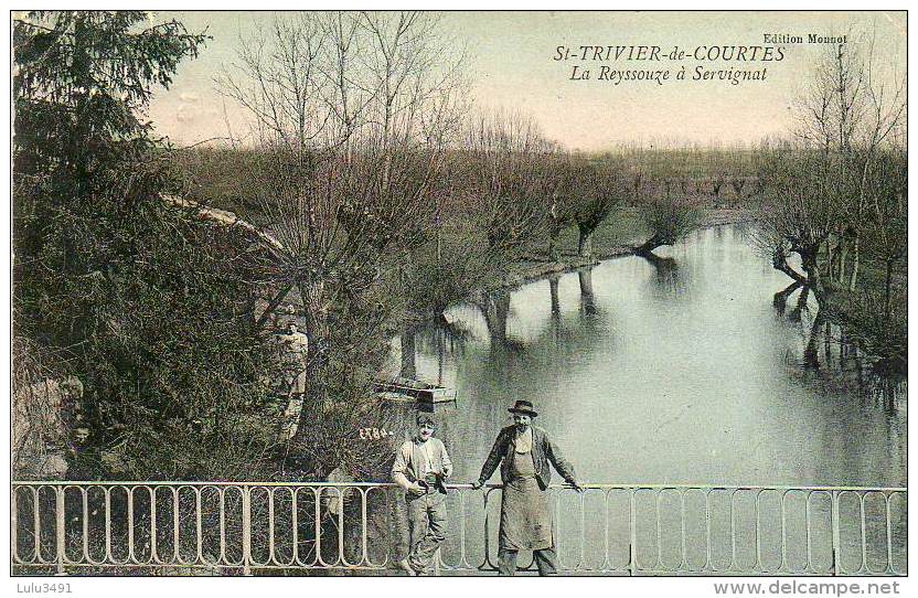 CPA-SAINT-TRIVIER-de-COURTES(01 )- La Reyssouze à Servignat - Seyssel