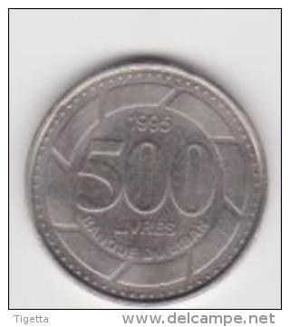 LIBANO  500 LIVRES   ANNO 1995 - Líbano