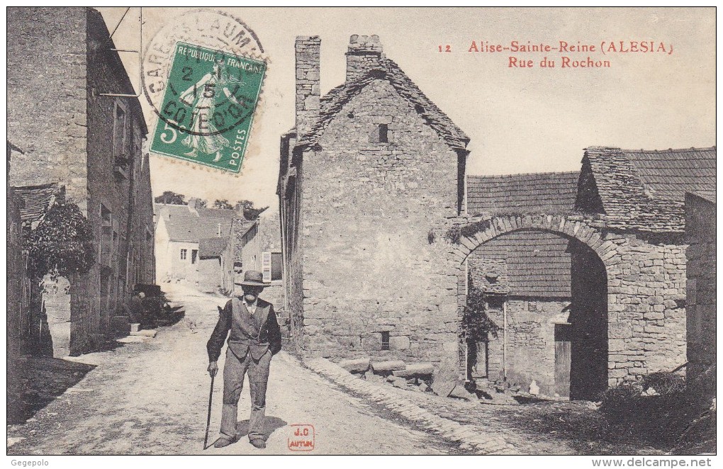 ALISE - SAINTE - REINE ( Alesia ) Rue Du Rochon - Autres & Non Classés