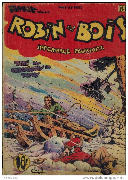 FANTAX N° 12 Année 1948 Présente ROBIN DES BOIS Infernale Poursuite - Other Magazines