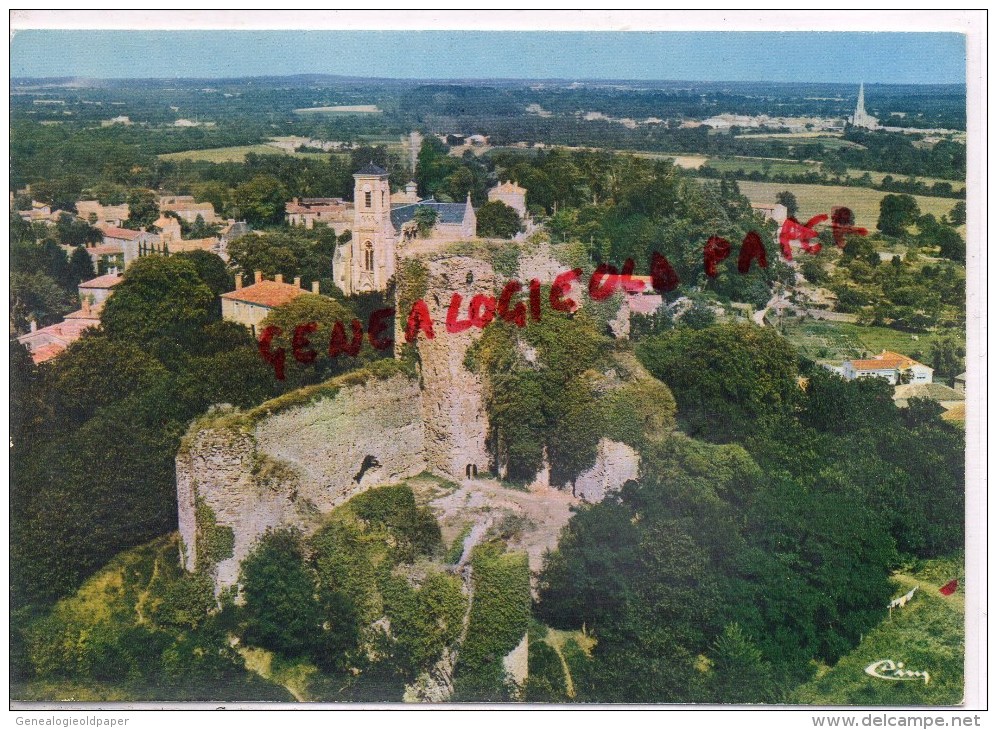 85 - TALMONT SAINT HILAIRE - VUE AERIENNE  LE CHATEAU FEODAL - Talmont Saint Hilaire