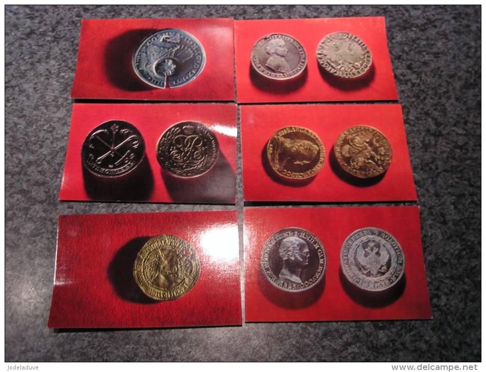 RARE RUSSIANS COINS FROM HERMITAGE COLLECTION 16 Cartes Monnaies Russie Urss Numismate  Numismatique - Monnaies (représentations)