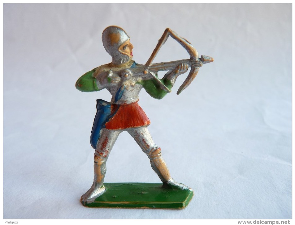 Figurine MARQUE INCONNUE 60's Pas Starlux Clairet Jim Cyrnos MOYEN AGE ARCHER - Militaires