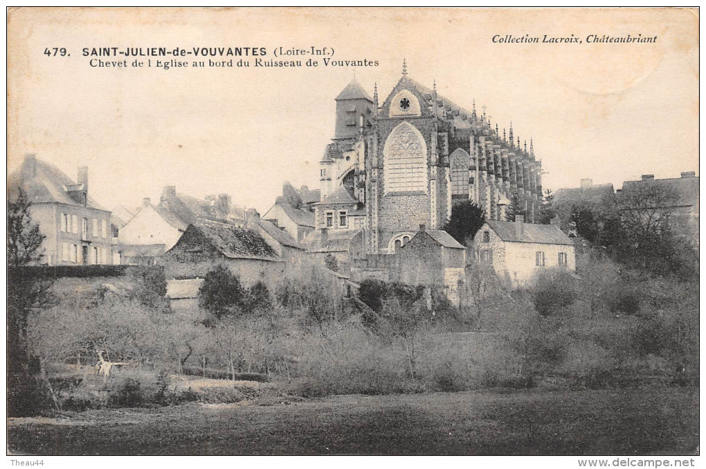 ¤¤   -  479   -   SAINT-JULIEN-de-VOUVANTES   -  Chevet De L'Eglise   -  ¤¤ - Saint Julien De Vouvantes