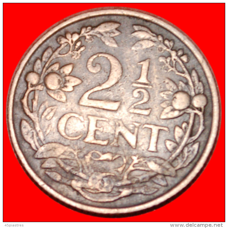 * LION OF NETHERLANDS ★ CURACAO ★ 2 1/2 CENTS 1948! LOW START ★  NO RESERVE! - Curacao