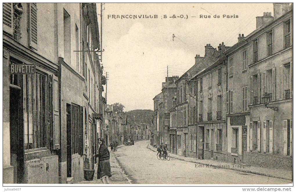 FRANCONVILLE (95) Rue De Paris Commerces Animation - Franconville