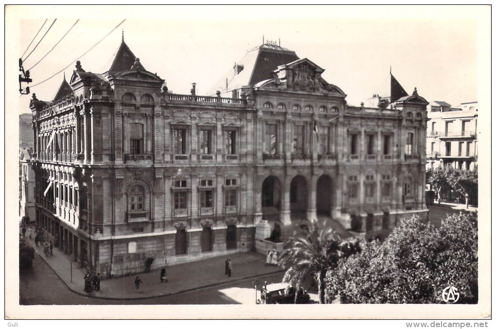 Afrique-Algérie -  ORAN   L'Hôtel De Ville ( Timbre Stamp ALGERIE )(Editions:  Alexandre Sirecky N°4) *PRIX FIXE - Oran