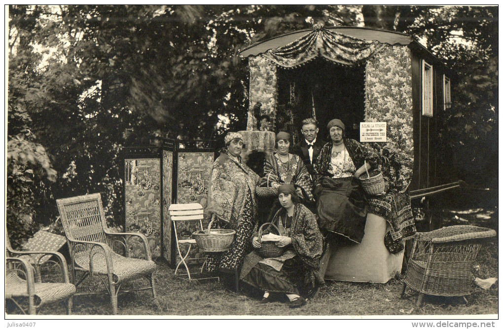 CHARLEROI MARCINELLE Ou Environs (Belgique) Carte Photo La Bonne Aventure Groupe De Gitanes Diseuses De Bonne Aventure - Charleroi