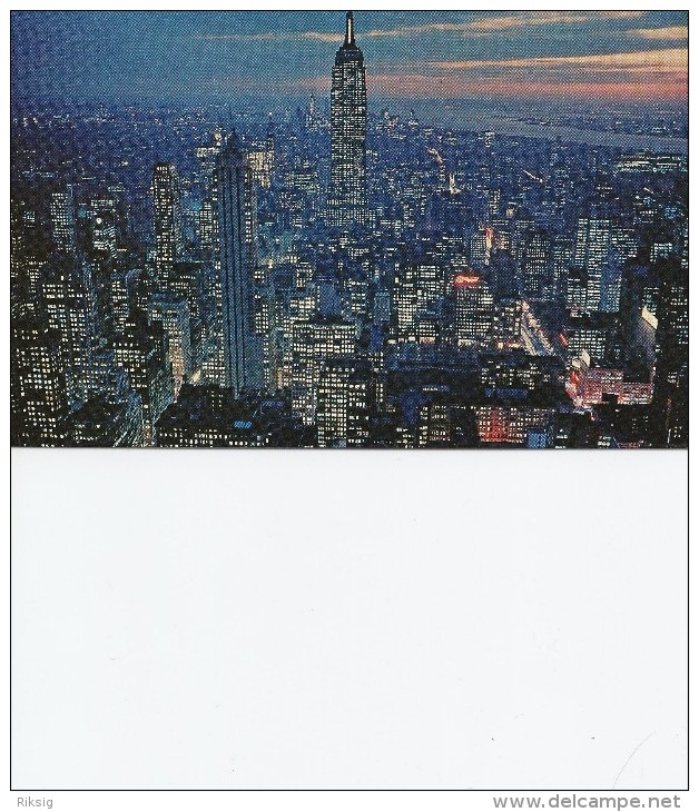 Empire State Building.  New York.  Card Used In  Sweden.    # 01213 - Empire State Building