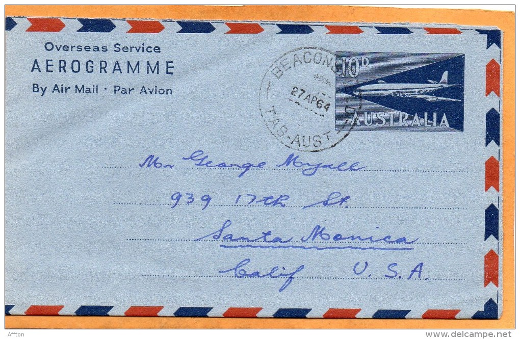 Australia 1964 Air Mail Cover - Brieven En Documenten