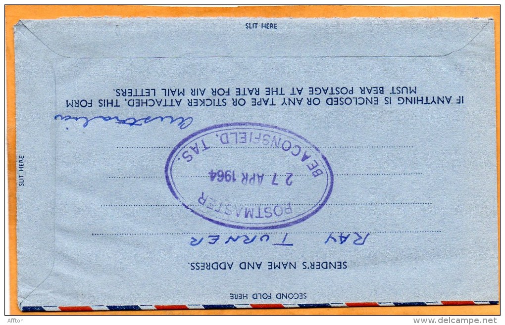 Australia 1964 Air Mail Cover - Brieven En Documenten