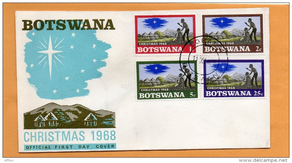 Botswana 1968 FDC - Botswana (1966-...)