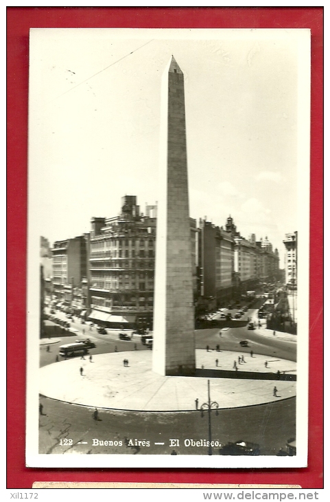 DEUA-21 Buenos Aires  El Obelisco. Circulated In 193? Per Suiza - Argentine