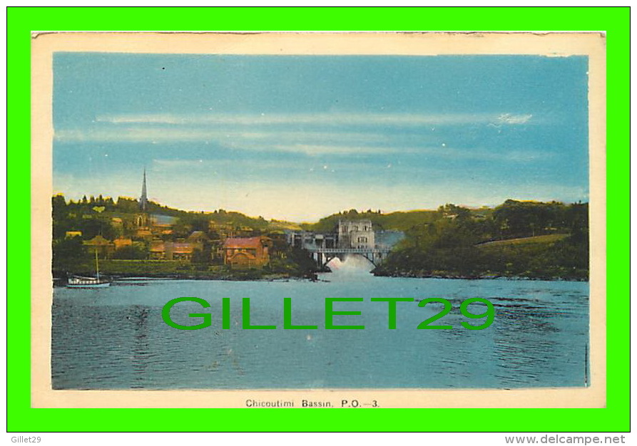 CHICOUTIMI, QUÉBEC - VUE SUR LE BASSIN - PECO - - Chicoutimi