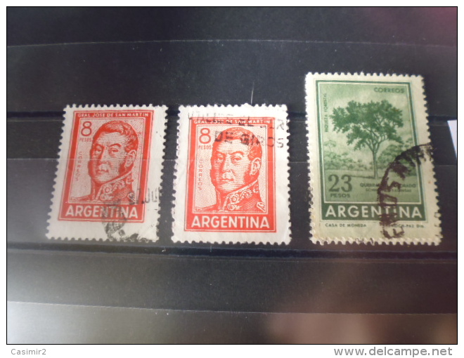 ARGENTINE TIMBRE DE COLLECTION  YVERT N° 705.707 - Oblitérés