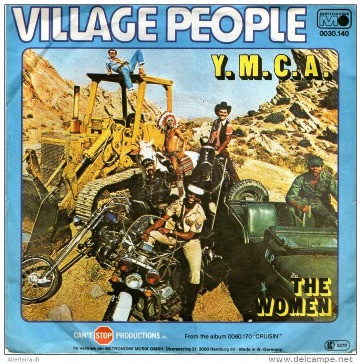 Village People: Y.M.C.A. / The Women- Metronome 0030.140 - Disco, Pop