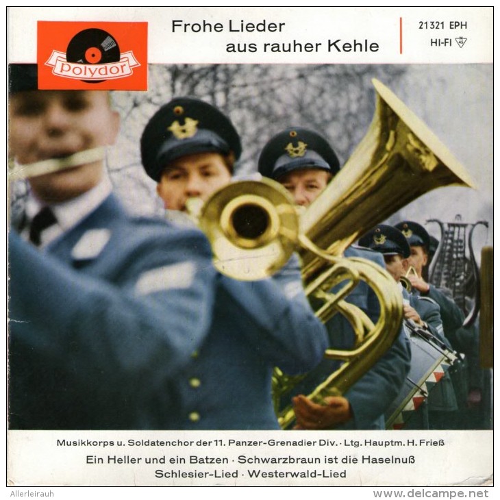 Frohe Lieder Aus Rauher Kehle : Ein Heller Und Ein Batzen U.a  / Schlesier-Lied U.a. - Polydor 21321 - Disco, Pop