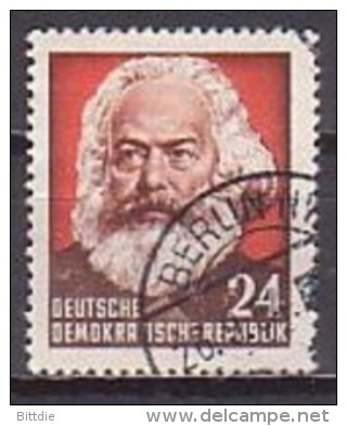 Karl Marx, DDR  349 , O ,  (G 1840) - Karl Marx