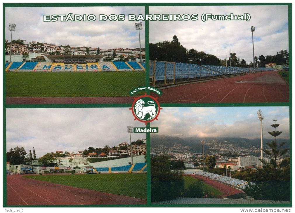 AK Stadion Postkarte Estadio Dos Barreiros Funchal CS Maritimo Stadium Postcard Stade Sportplatz Portugal Stadio Estadio - Madeira